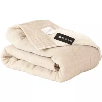 Одеяло из марли Bloom, односпальное SASARA, 140 см x 190 см, четверное марлевое полотенце Senshu, хлопок, сделано в Японии, одеяло для лета, прохладное, ощущение прохлады, прибл.. 100%