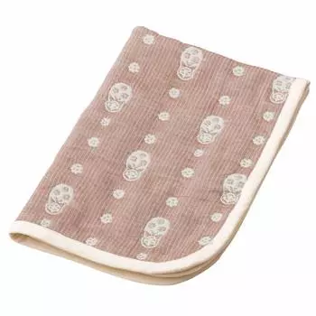 Одеяло из марли Эмура, наполовину выполненное в виде матрешки, какао-коричневого цвета, 6-слойное, размер, Япония, 100% хлопок, можно стирать, узор,