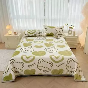 Одеяло из норки фланель с мягким ворсом одеяло для спальни утолщенная фланелевая простыня подарок одеяло с кондиционером