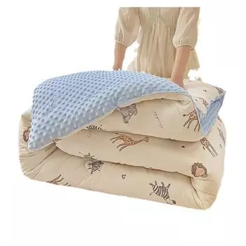 Одеяло из соевого волокна класса А для матери и ребенка, утолщенное зимнее одеяло из соевого бархата, моющееся, утолщенное зимнее одеяло 150*200CM