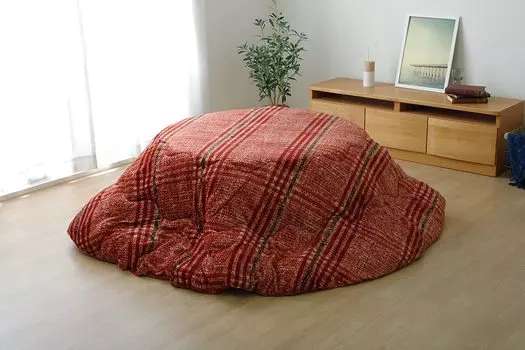 Одеяло Kotatsu 4550317073052 коричневое круглое [Ikehiko Corporation]