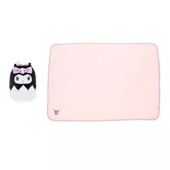 Одеяло Marushin Mascot со шнурком Sanrio Kuromi Fluffy Kuromi В70 x Ш100 см, милое, пушистое, стильное, для холодной погоды 3245011900 Прибл.