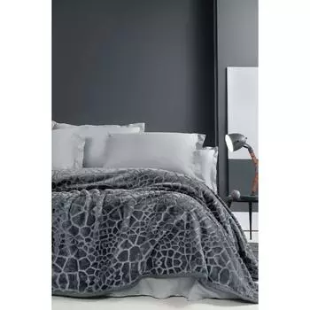 Одеяло Meave с двойным тиснением - серый