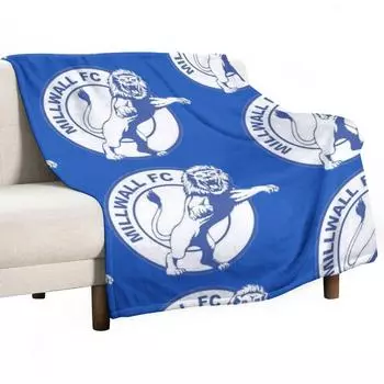 Одеяло Millwall FC Throw, многоцелевое, большое одеяло 30x40in