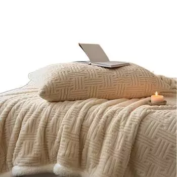 Одеяло молочного бархата на осень и зиму 100*150cm легкие голденрод желтый