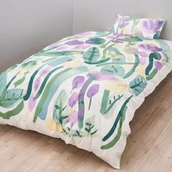 Одеяло Nishikawa Finlayson с быстрой застежкой для легкого использования PI04680678 [Nishikawa] чехол, одинарный, стираемый, 100% хлопок, Kumpula, съемный, двусторонний,