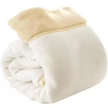 Одеяло Nishikawa толстое двуспальное Anminkan ограниченного веса Aurora 180 x 210 на 2 персоны с подолом из шиншиллы, энергосберегающее [специальное прибл.