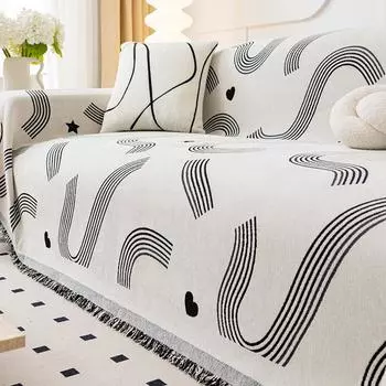 Одеяло Полотенце для дивана для гостиной Мебель Dapestry Чехол для дивана ecor Тканый хлопковый чехол для дивана 180x130