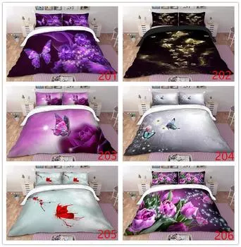 Одеяло с бабочкой Doona, комплект пододеяльников, одноместное двуспальное постельное белье размера «queen-size», новый Single 135x200cm