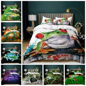 Одеяло с древесной лягушкой Doona, комплект пододеяльников, наволочка, односпальная двуспальная кровать размера «queen-size», AU Single 135x200cm
