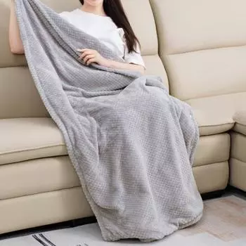 Одеяло с подогревом, мгновенное тепло за 8 секунд, ультрамягкое электрическое одеяло с регулируемой температурой, товары для дома и офиса