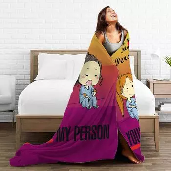 Одеяло с принтом Фланелевое одеяло для дивана Одеяло с цифровой печатью 80-100