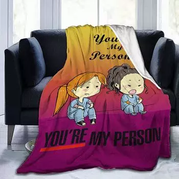 Одеяло с принтом Фланелевое одеяло для дивана Одеяло с цифровой печатью 80-100