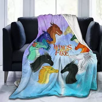 Одеяло с принтом Фланелевое одеяло для дивана Одеяло с цифровой печатью 80-100