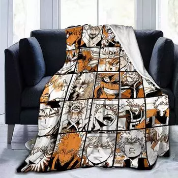 Одеяло с принтом Модное фланелевое одеяло с цифровым принтом 80-100