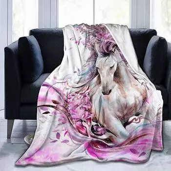 Одеяло с принтом Модное фланелевое одеяло с цифровым принтом 80-100