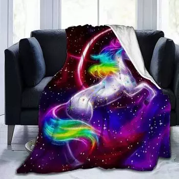 Одеяло с принтом Модное фланелевое одеяло с цифровым принтом 80-100