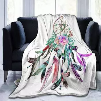 Одеяло с принтом Удобное мягкое одеяло для разговора на диване 80-100