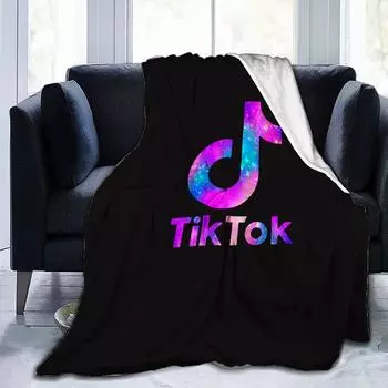 Одеяло с принтом Удобное мягкое одеяло для разговора на диване 80-100