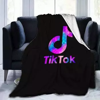 Одеяло с принтом Удобное мягкое одеяло для разговора на диване 80-100