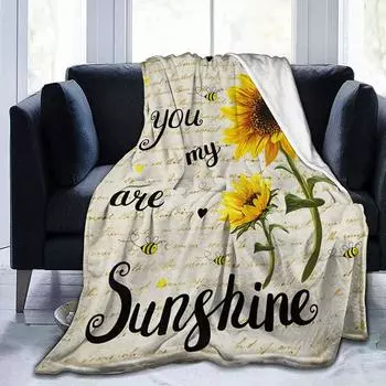 Одеяло с принтом Удобное мягкое одеяло для разговора на диване 80-100