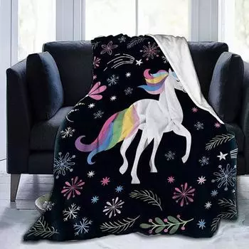 Одеяло с принтом Удобное мягкое одеяло для разговора на диване 80-100