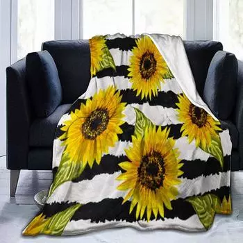 Одеяло с принтом Удобное мягкое одеяло для разговора на диване 80-100