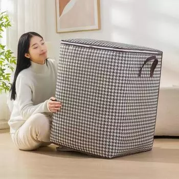 Одеяло с сеткой «Тысяча птиц», большой вместительный мешок для сбора пыли, органайзер для одежды, сумка для хранения, передвижная упаковка, ручная корзина для хранения 110L51*41*51CM