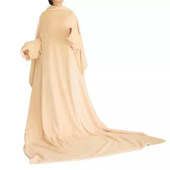 Одеяло с запахом и бежевым оттенком [Onkatsu Honpo], антистатическое, антибактериальное, устойчивое, с рукавами, унисекс,