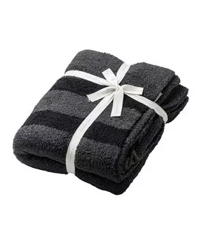 Одеяло STRIPES DARK GRAY [Kashiwear] THCH-STR01 THROW-2 W/BLACK [Предмет]