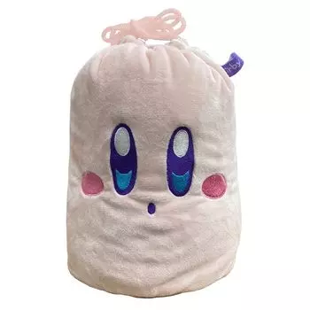 Одеяло-талисман Marushin с завязками Nintendo Dream Land Osumashi Face В70 x Ш100 см, милое, пушистое, стильное, для холодной погоды 4585017000 Kirby s