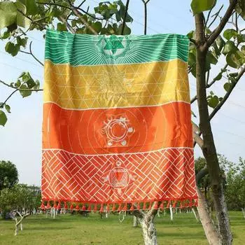 Одеяло универсальный многоцелевой полиэстер пляжный коврик одеяло для Domitory