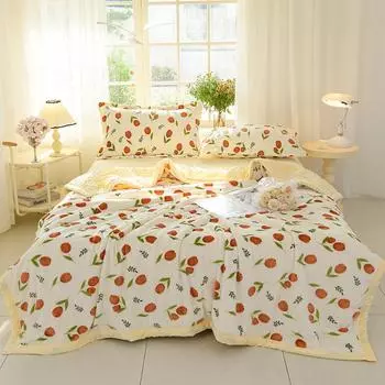 Одеяло в цветочном стиле, супермягкое, теплое, бархатное, легкое, пушистое, уютное, для дома, дивана, кресла, путешествия, кемпинга 100x150cm (39x59in)