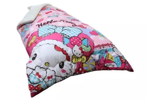 Одеяло в стиле овечки Hello Kitty, размер одинарный (Г-73-0482) розовый
