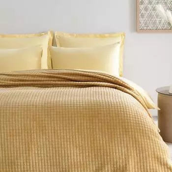 Одеяло Wellsoft Puffy Trinity Single - Горчичный