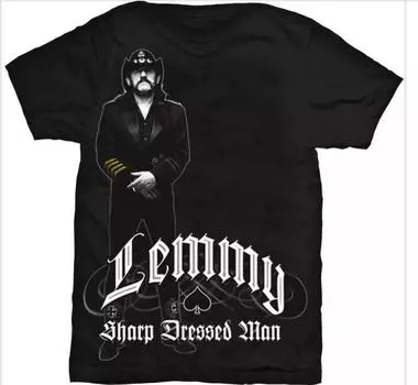 Одетая мужская футболка унисекс Motorhead Lemmy Sharp S