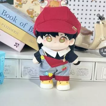 Одеваем 20 см хлопковую одежду для кукол с капюшоном 20 см кукольное платье с цветочным принтом для девочек красный