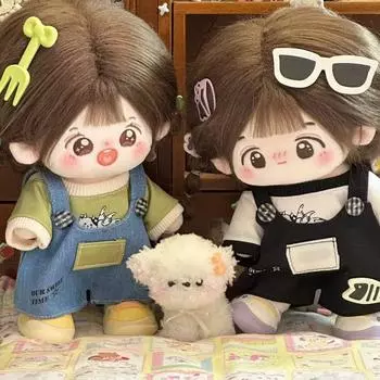 Одеваем кукольный комбинезон костюм звезда кукольная одежда 20 см хлопок кукольная одежда аксессуары для игрушек зелёный