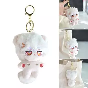 Одеваем тряпичную куклу брелок милый плюшевый кулон кулон женская сумочка украшения школьники прекрасный рюкзак украшение синий