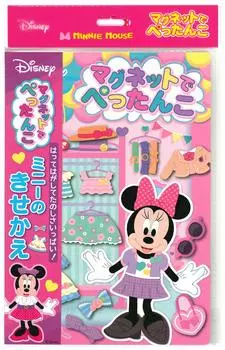 Одевалка Disney Magnetic Pettanko Minnie Gintori Sangyo WD-MGMNF