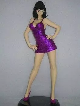 Одевание Люпена Третьего DX сборочного типа Фигурка Fujiko Mine — платье цвета металликPurple Prize