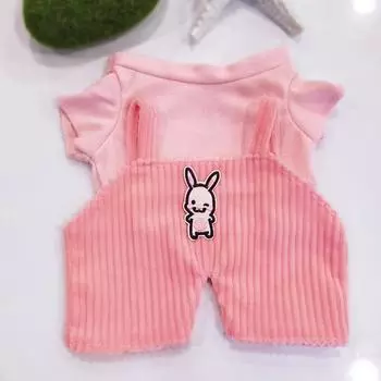 Одежда 30 см, подходит для плюшевых игрушек 30 см One Size розовый