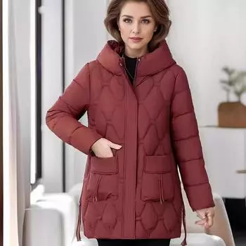 Одежда больших размеров, женская одежда, средние и длинные фасоны, для мам, среднего и пожилого возраста, для упитанных и крупных, свободная и тонкая шерсть. L хаки