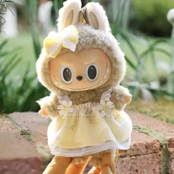 Одежда для 6-дюймовой куклы, комплект одежды с бантом на голове, платье для фигурок flower