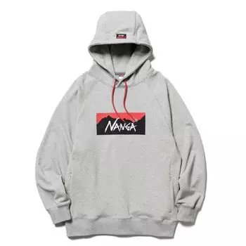 Одежда для активного отдыха ECO HYBRID BOX LOGO SWEAT HOODIE NW2311F202 светло-серый S Uni [Nanga]