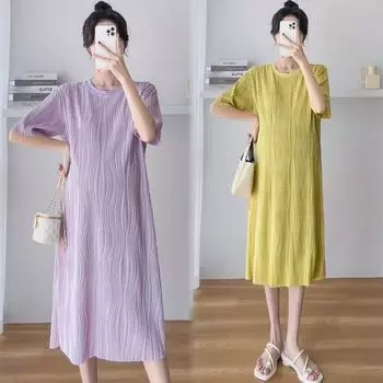 Одежда для беременных Платье больших размеров Платье для беременных M жёлтый