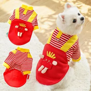 Одежда для четвероногих питомцев, пальто для собак и кошек, флисовая толстовка с капюшоном для щенков, одежда для собак среднего размера, корги, бульдогов с D-образным кольцом S