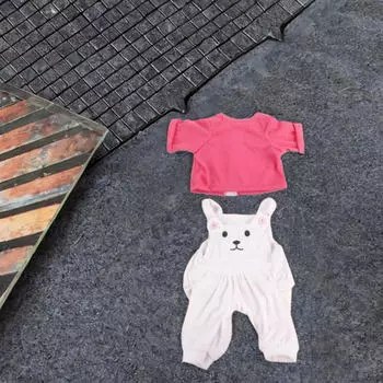 Одежда для девочек Reborn, розовый комбинезон, боди, кукольные наряды, комплект одежды для кукол 22 дюйма