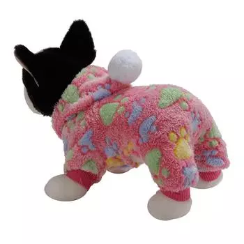 Одежда для домашних животных из хлопка для собак, фланель, материал для осени и зимы, модели для осени и зимы XS