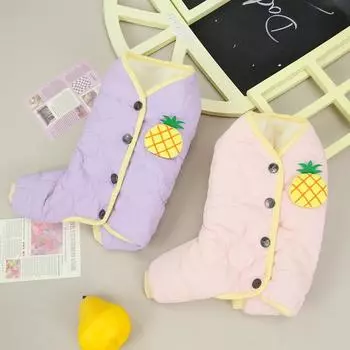 Одежда для домашних животных Одежда для собак Одежда для четвероногих домашних животных с хлопковой подкладкой Одежда для четвероногих домашних животных с хлопковой подкладкой 22 Одежда для четвероногих домашних животных с хлопковой подкладкой в виде анан